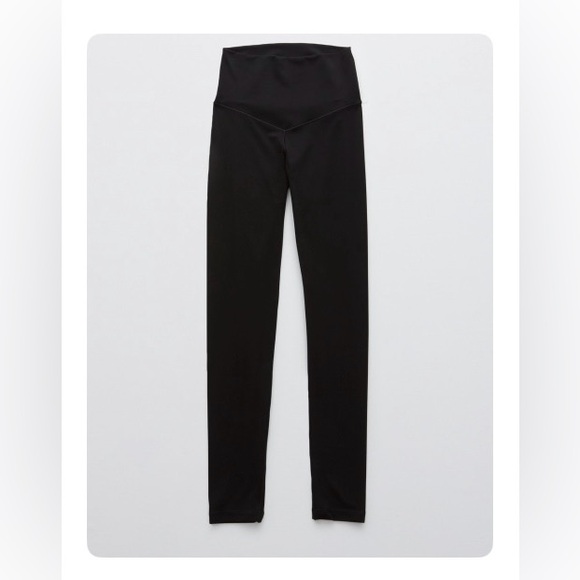 OFFLINE BY AERIE REAL ME HIGH WAISTED 7/8 LEGGING-Size M-True Black - Picture 1 of 4
